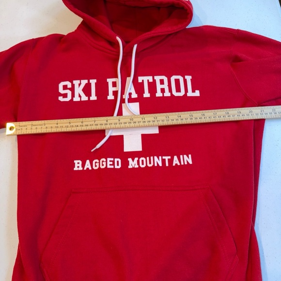Ski Patrol Bagged Mountain Pullover Hoodie Sweatshirt Adult Small Unisex - Picture 7 of 9